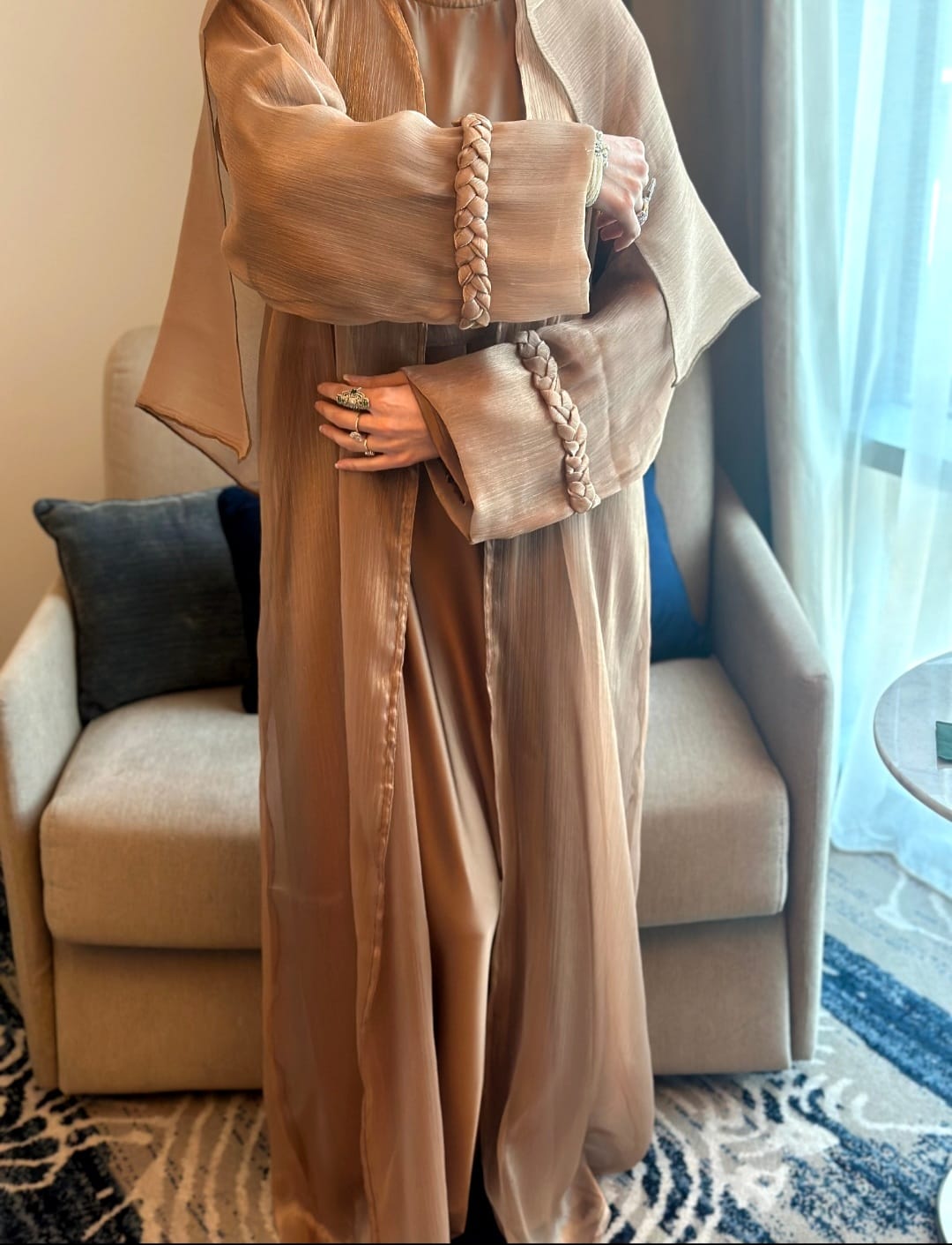 ABAYA SET: INDIANA BROWN